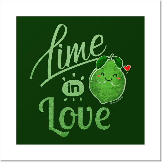 Lime in Love Wall Art by punnygarden